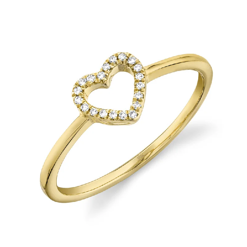 0.04CT DIAMOND HEART RING SC22005659