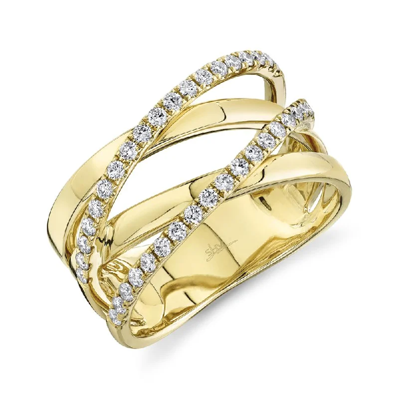 0.41CT DIAMOND BRIDGE RING SC55019237