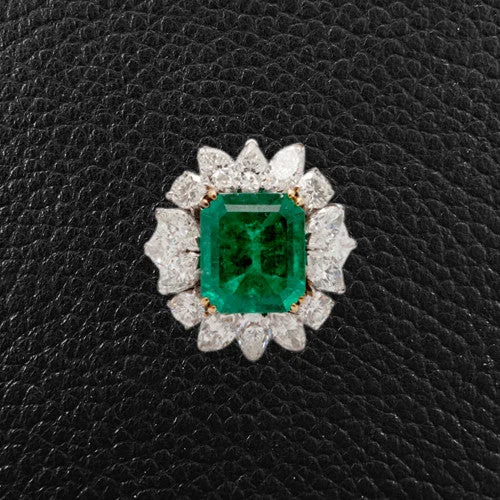 Emerald & Diamond Ring