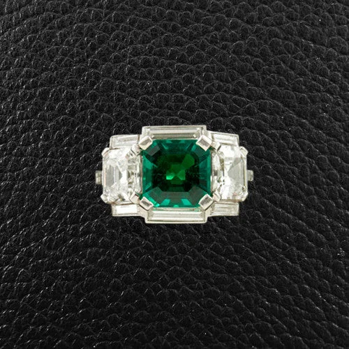 Emerald & Diamond Ring