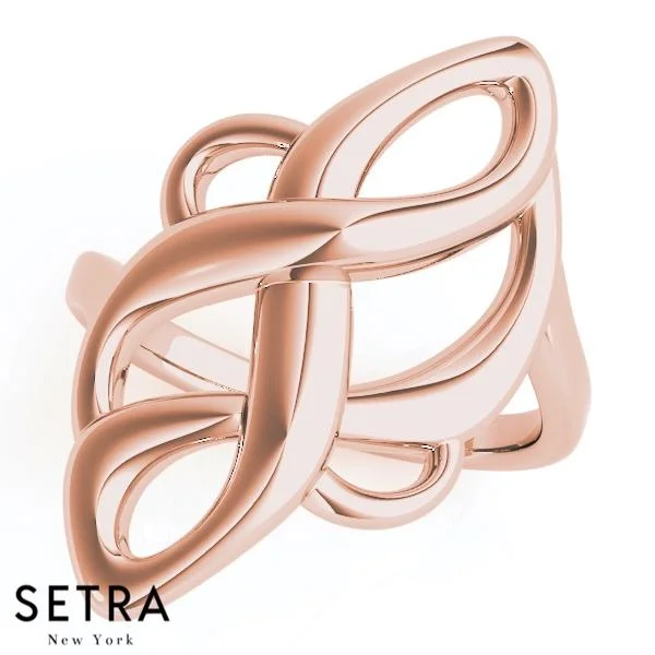 SETRA NEW YORK 14K GOLD DESIGNER RING