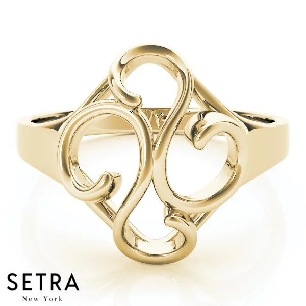 DESIGNER SETRA NEW YORK 14K GOLD RING