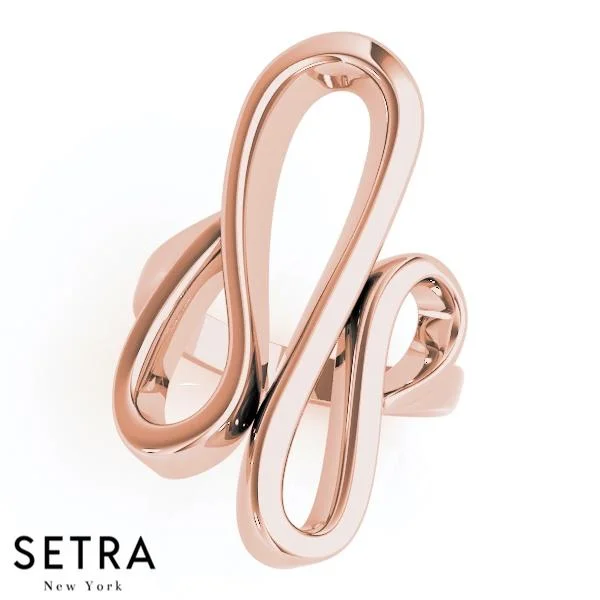 DESIGNER SETRA NEW YORK 14K GOLD RING