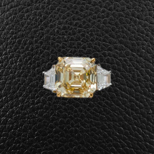 Fancy Intense Yellow Diamond Ring