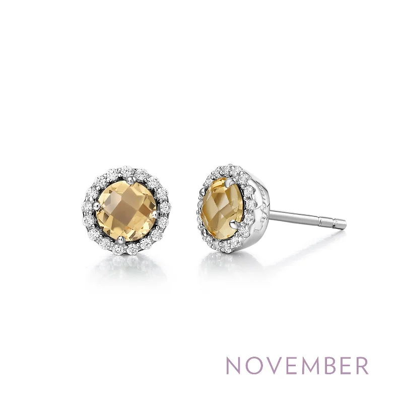 Lafonn Birthstone Citrine November Earring BE001CTP00