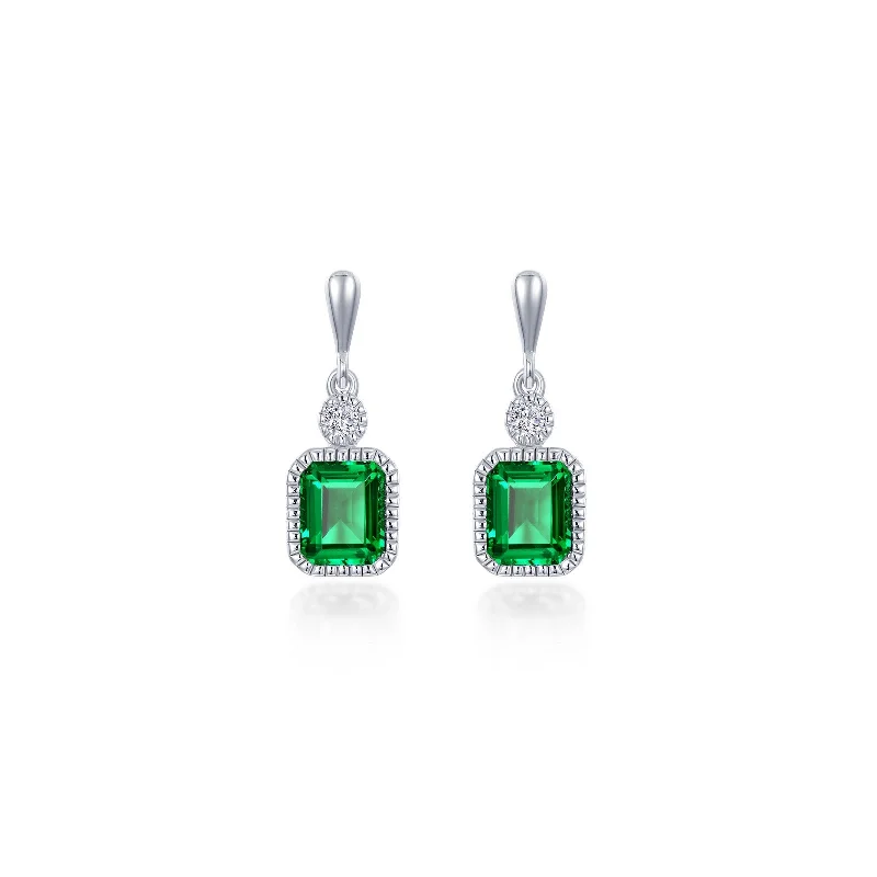 Lafonn Birthstone Emerald May Emerald Earring BE007EMP00