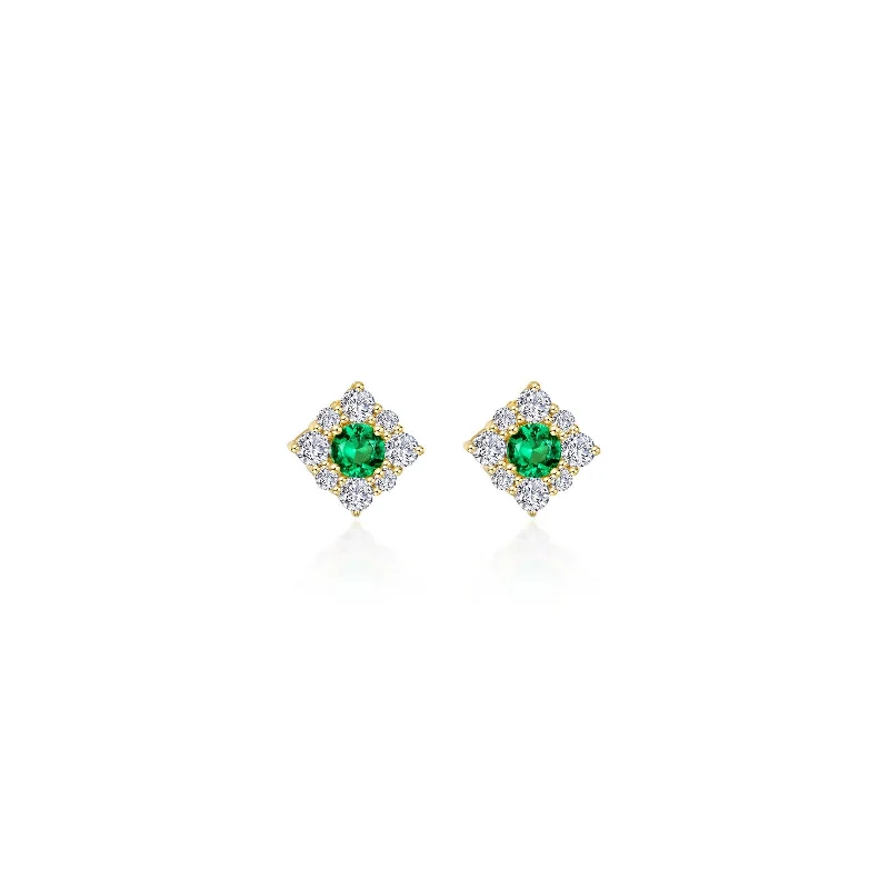 Lafonn Classic Emerald Earring E0596CEG00