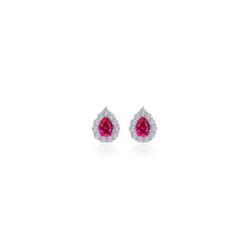 Lafonn Classic Ruby Earring E0597CRP00