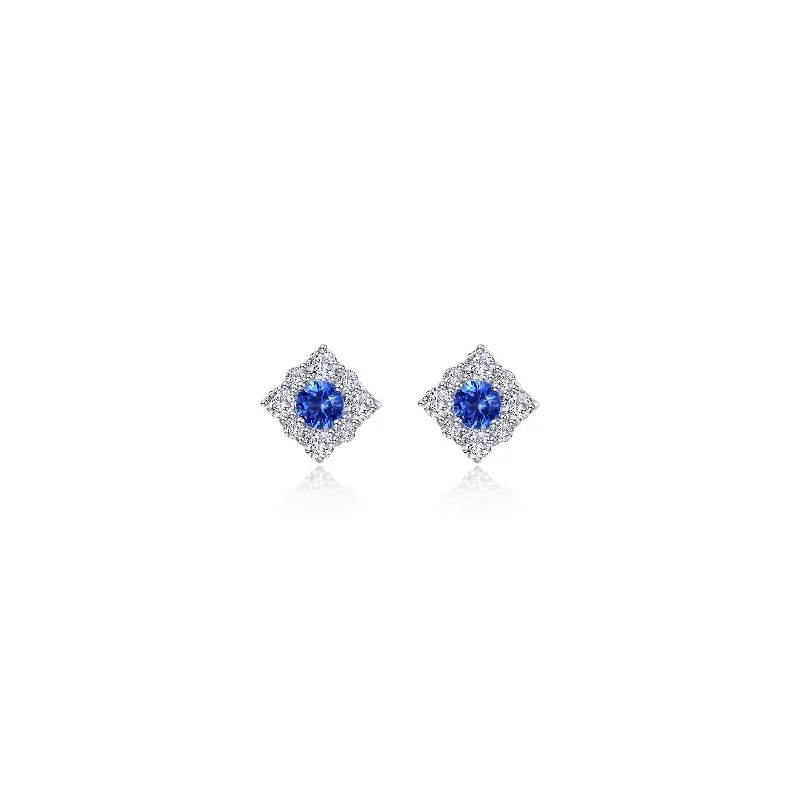 Lafonn Classic Sapphire Earring E0596CSP00