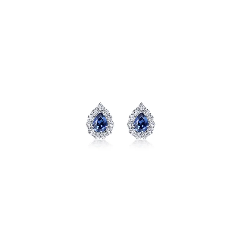 Lafonn Classic Sapphire Earring E0597CSP00