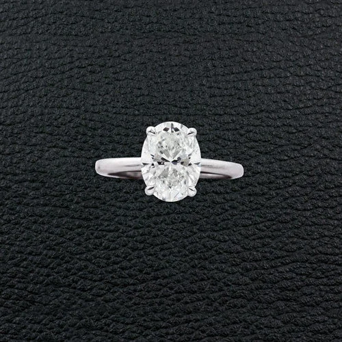 Oval Diamond Engagement Ring