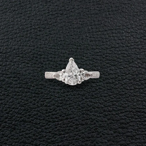 Pear shaped Diamond Engagement Ring