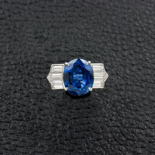 Sapphire & Diamond Ring