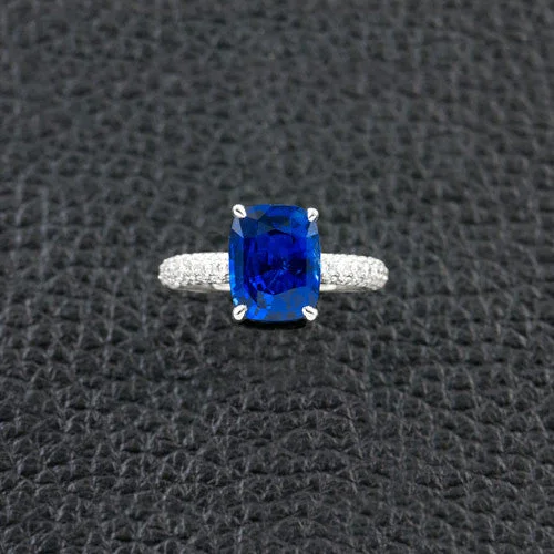 Sapphire & Diamond Ring