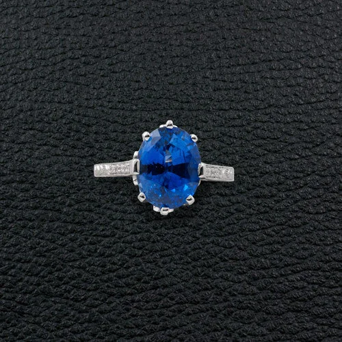 Sapphire & Diamond Ring