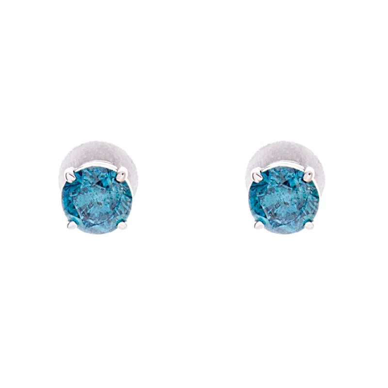 Blue Diamond Studs