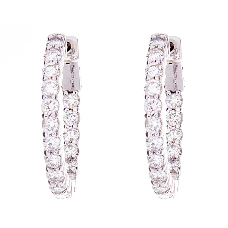 Dimaond Hoop Earrings