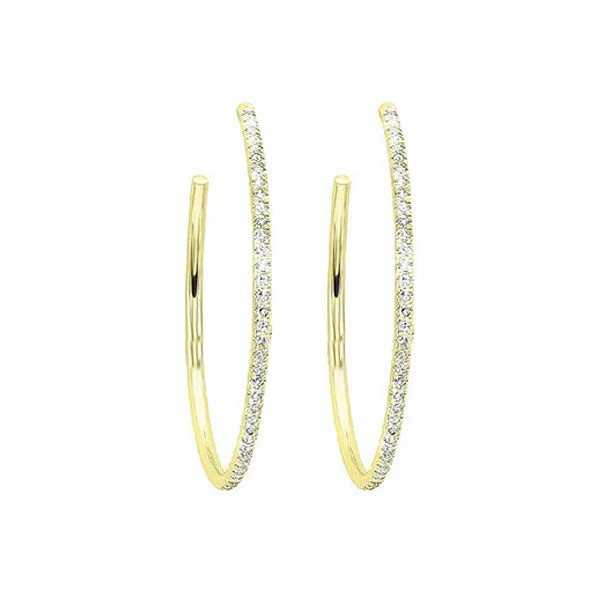 14KT YELLOW GOLD DIAMOND (1/20 CTW) EARRING