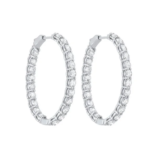 14KT WHITE GOLD DIAMOND (10CTW) EARRING