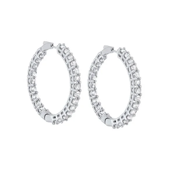 14KT WHITE GOLD DIAMOND (10CTW) EARRING