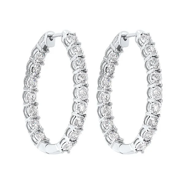 14KT WHITE GOLD DIAMOND (3/4CTW) EARRING