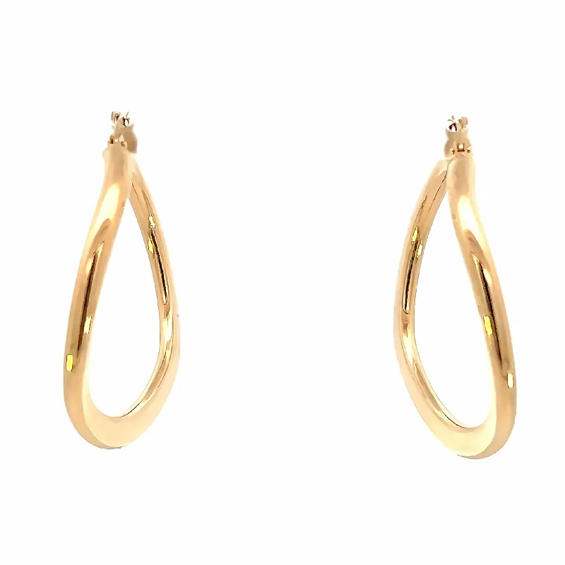 Curved Gold Hoops