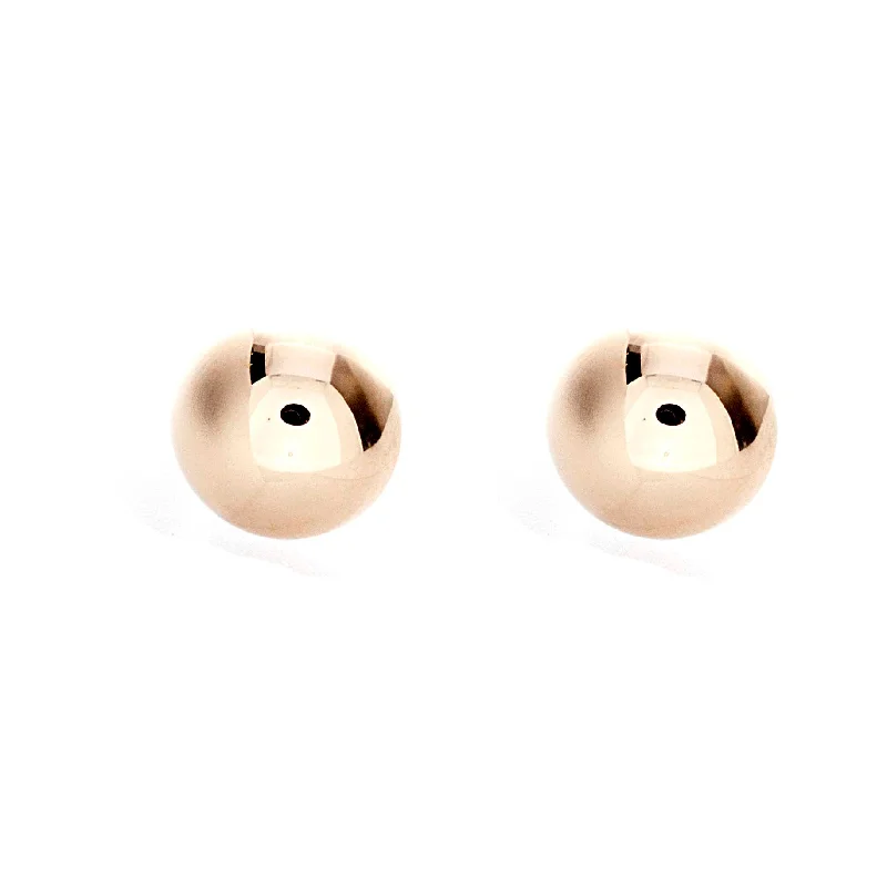 Gold Ball Earrings