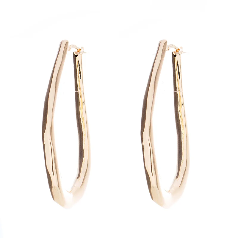 Gold Fancy Hoops