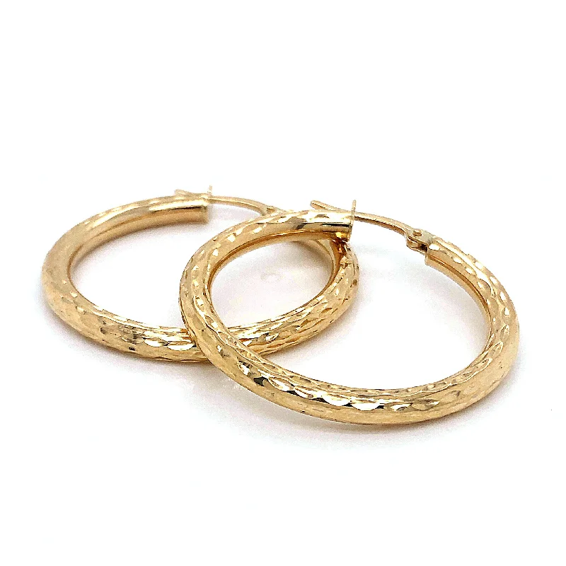 Gold Hoop Earrings