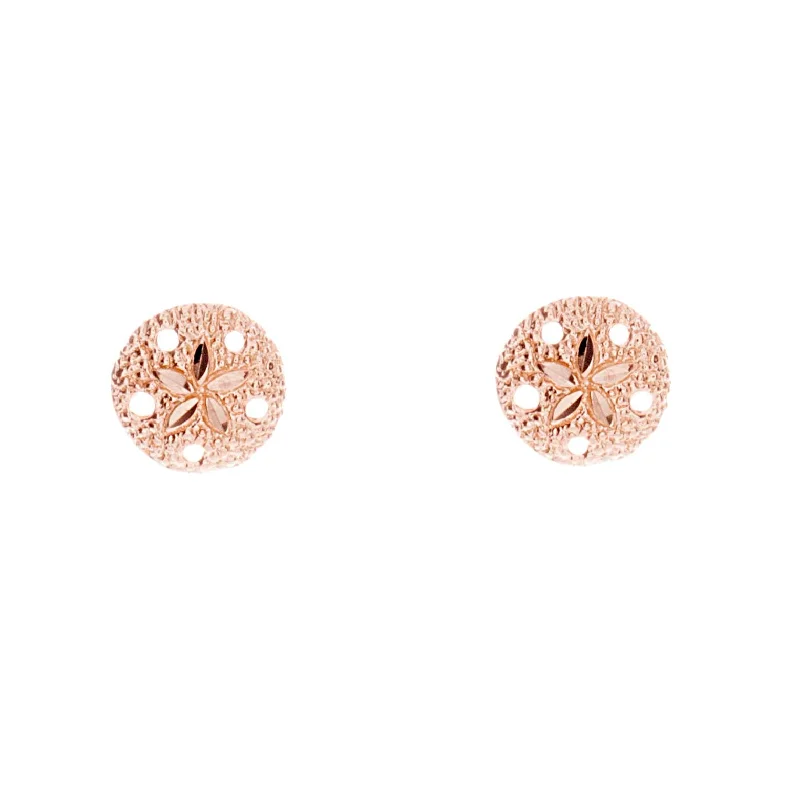 Gold Sand Dolar Studs