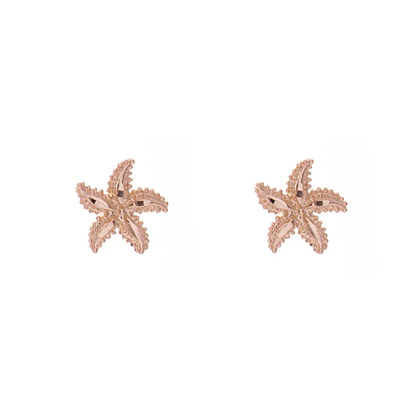 Gold Star Fish Studs