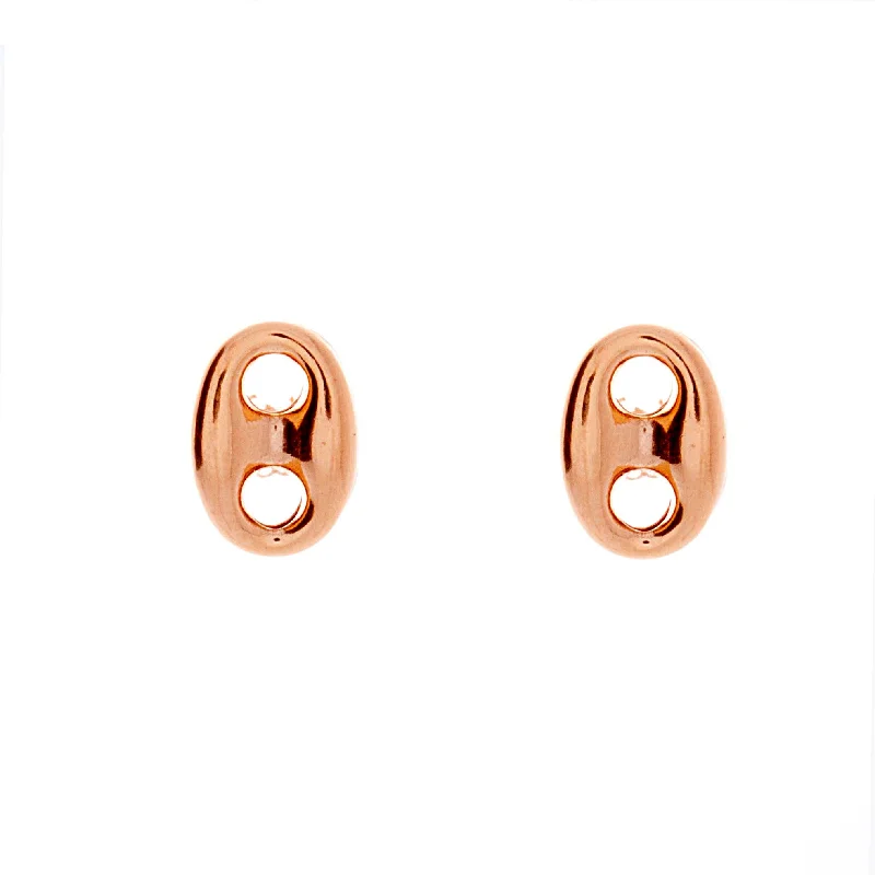 Puffed Mariner Earrings 10mm