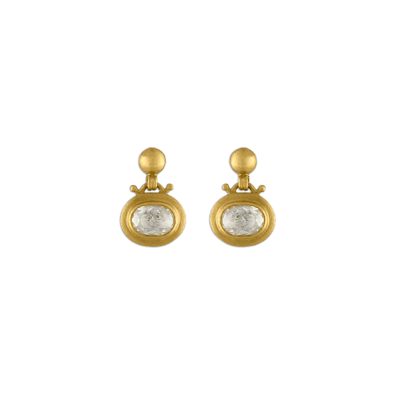 Small Diamond Bell Earrings