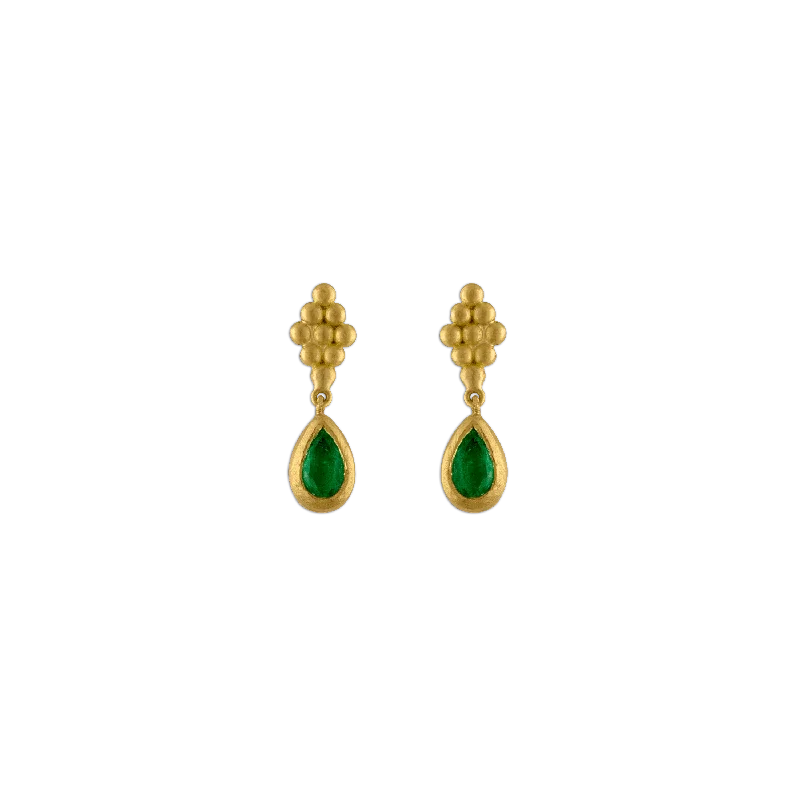 Small Emerald Nona Earrings