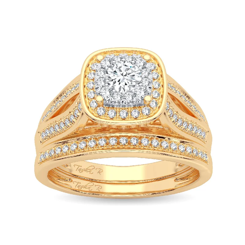 14K 0.40CT DIAMOND BRIDAL RING