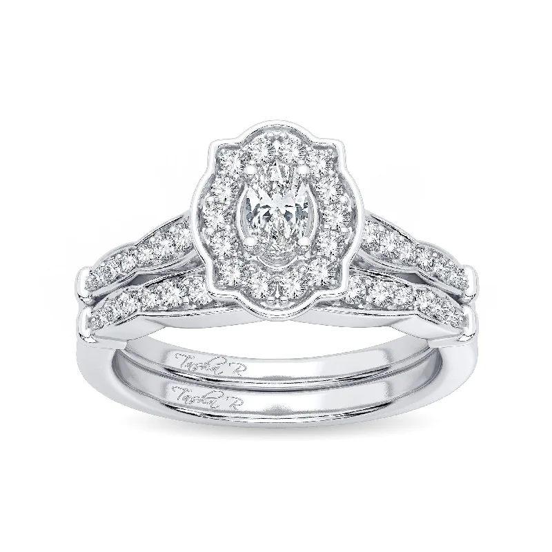 14k 0.50ct Diamond Bridal Ring