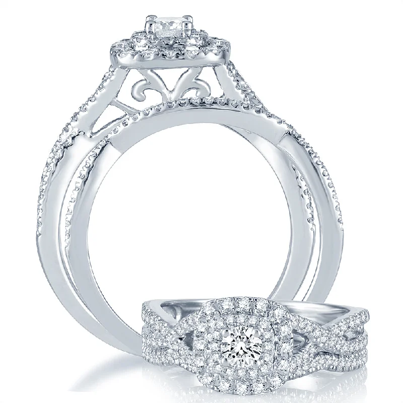 14K 0.75CT  Diamond BRIDAL RING