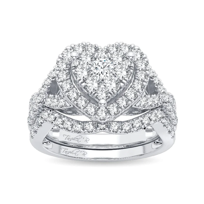 14K 1.00ct Diamond Bridal Ring