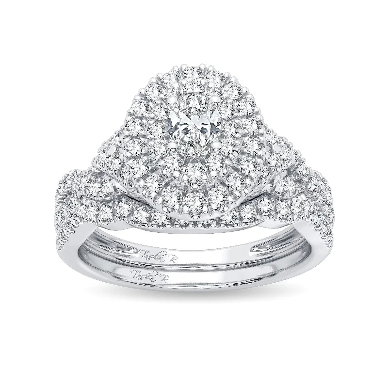 14K 1.00CT Diamond Bridal Ring