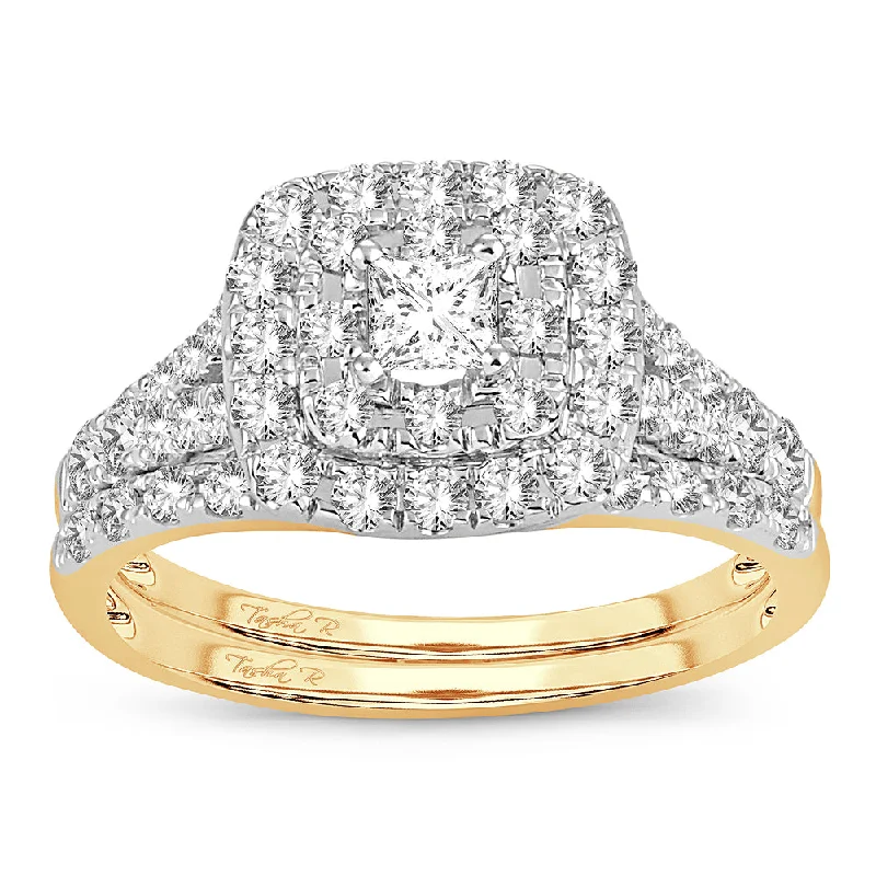 14K 1.00CT DIAMOND BRIDAL RING