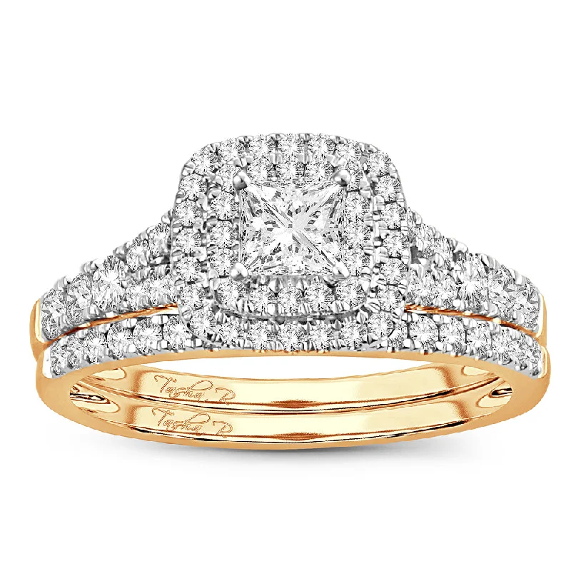 14K 1.00CT Diamond BRIDAL RING