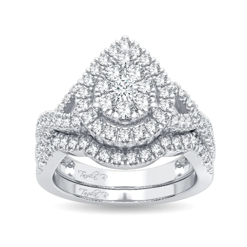 14K 1.00CT Diamond Bridal Ring