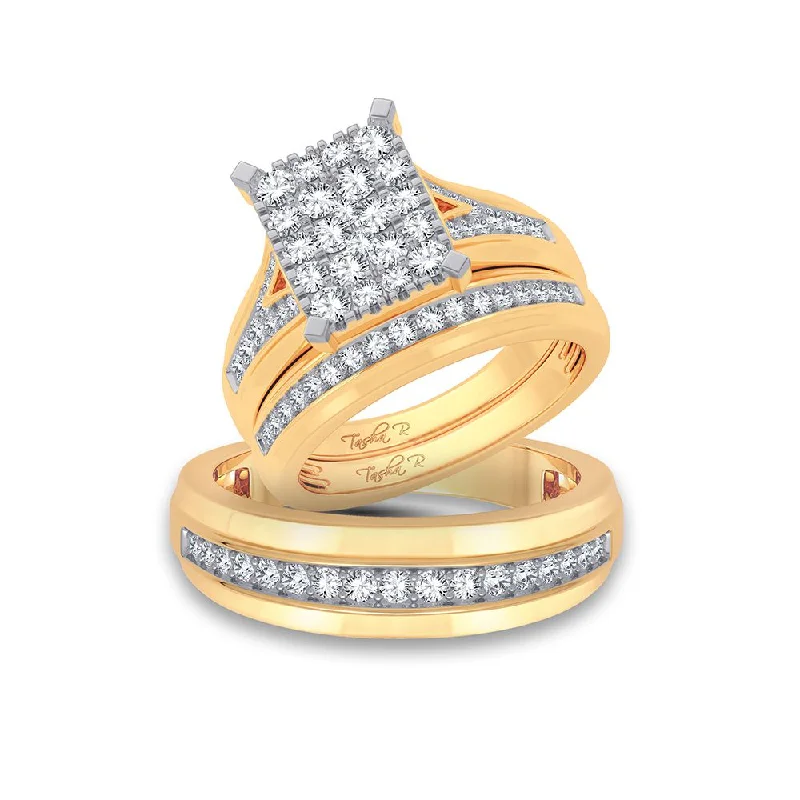 14K 1.15ct Diamond Trio Set