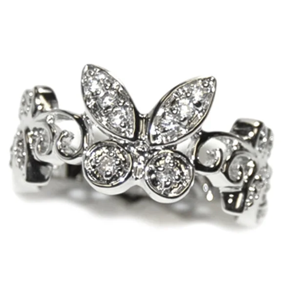 CZ Butterfly Ring