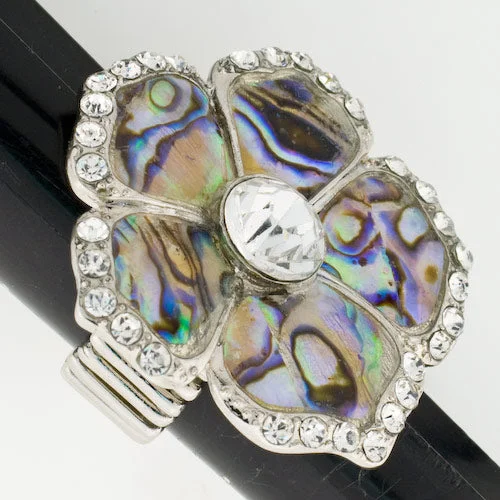 Multicolor Flower Stretchy Ring