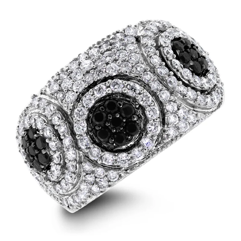 Chantelle Diamond Band (1.25 ct Diamonds) in White Gold