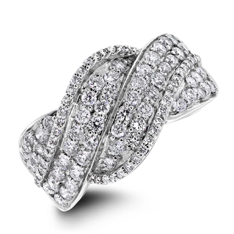 Meera Diamond Band (1.40 ct Diamonds) in White Gold