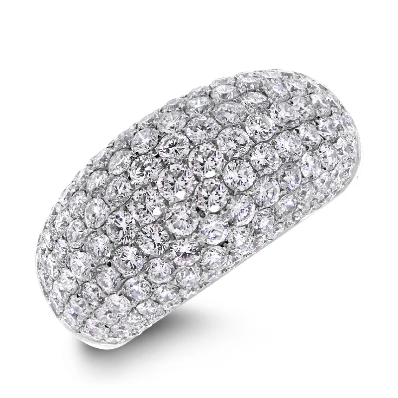 Beauvince Infinite Diamond Band (3.45 ct Diamonds) in White Gold