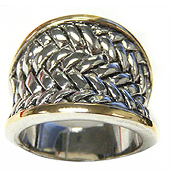 Woven Concave Ring