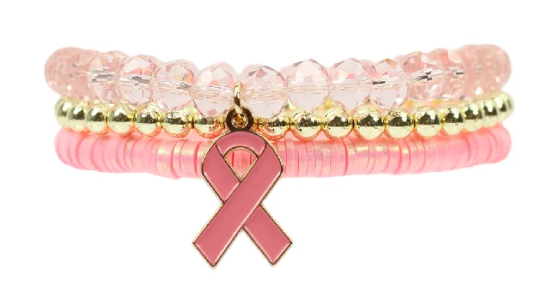 Breast Cancer Awareness Stretchy Stack